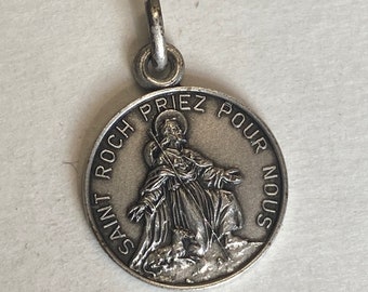 FREE SHIPMENT Medal pendant of Sant Jude 16mm gold plated 3 microns amazing details french handmade 16 millimeters very beautiful work