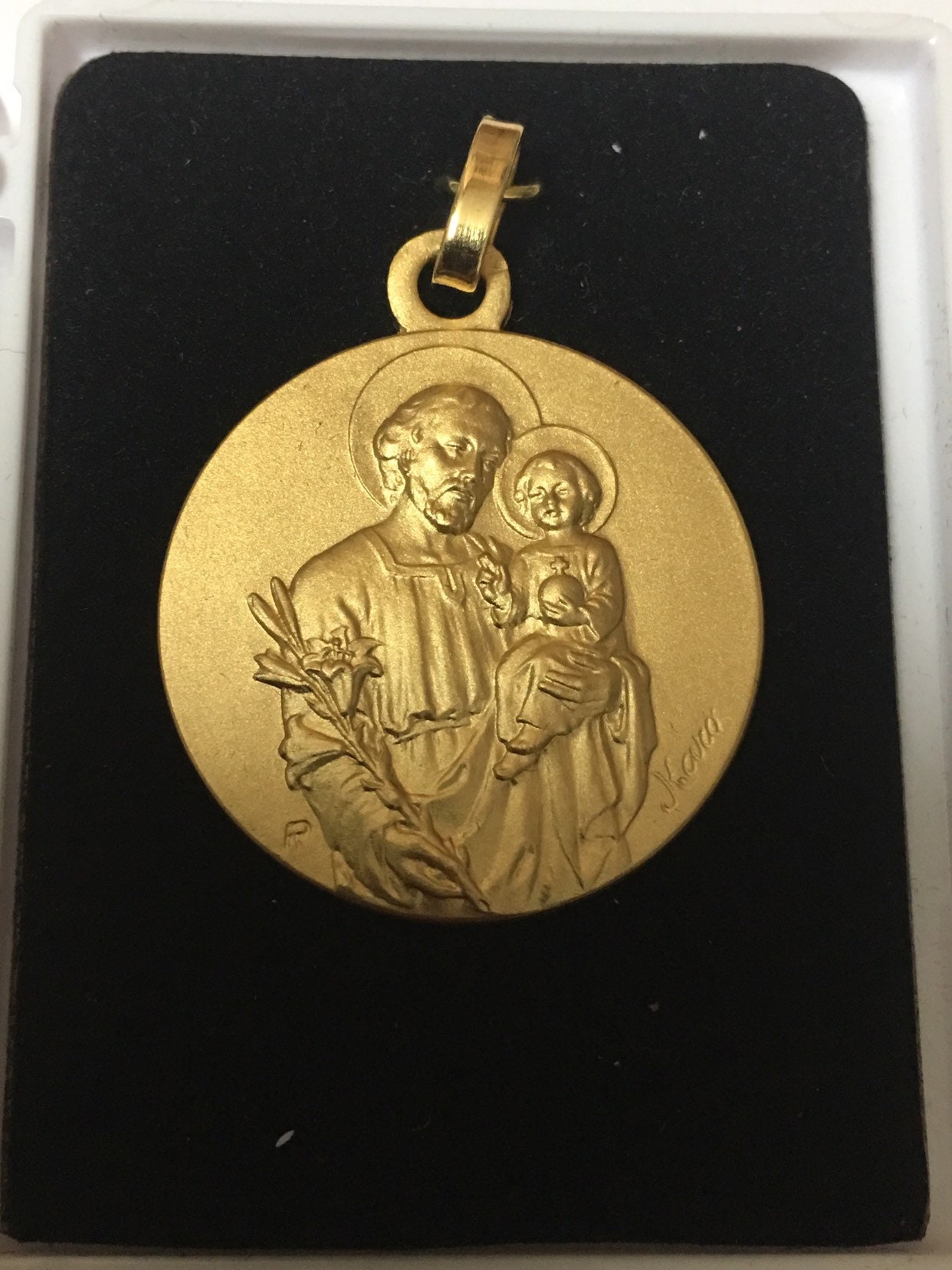 Saint Joseph's GoldPlated Religious Medal