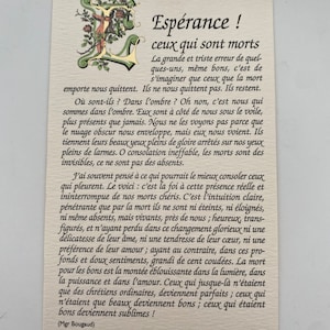 Lot de 10 Prières - Espérance! 12,5cm x 8cm