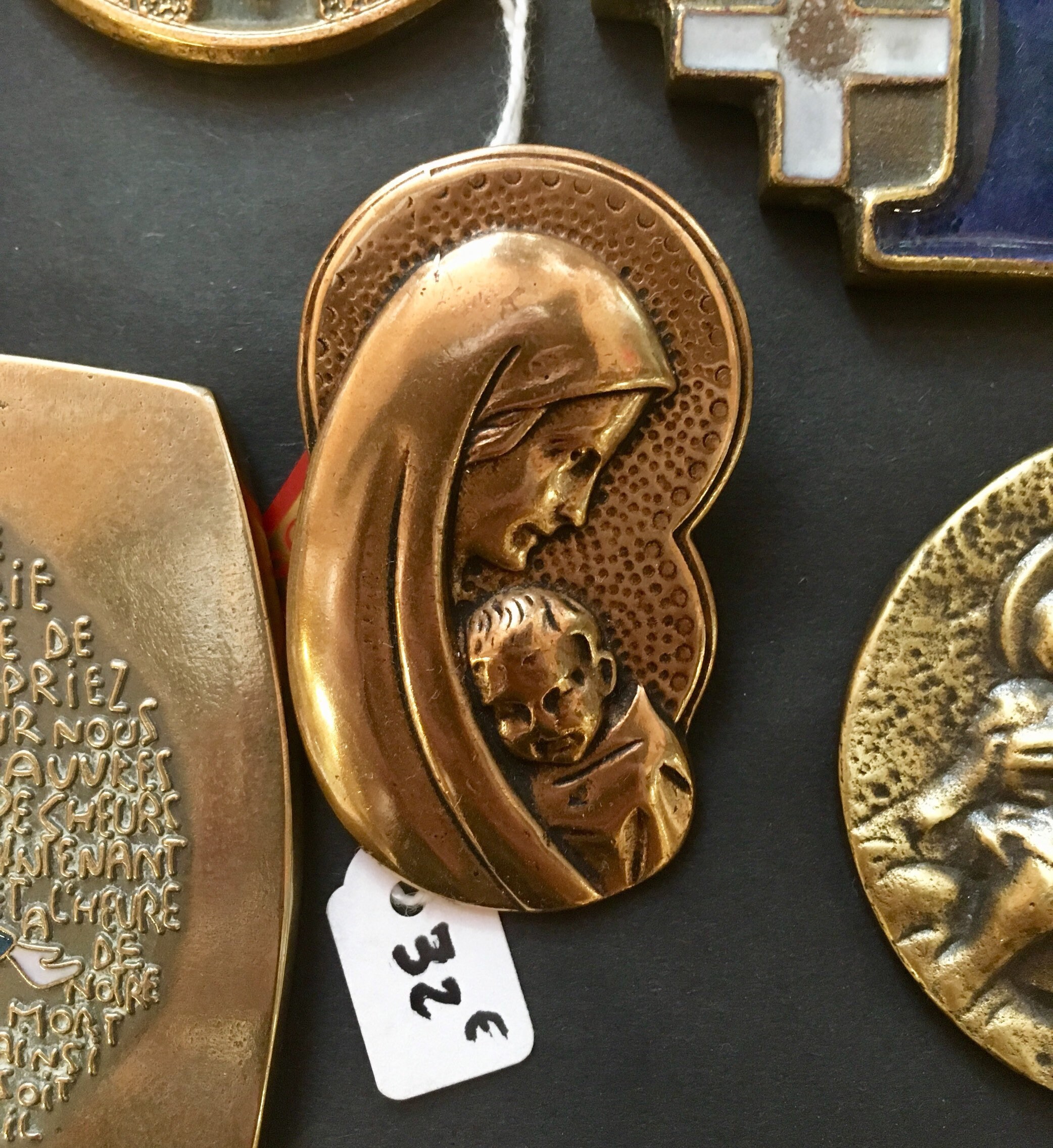 Art Du Bronze Vierge à L'enfant