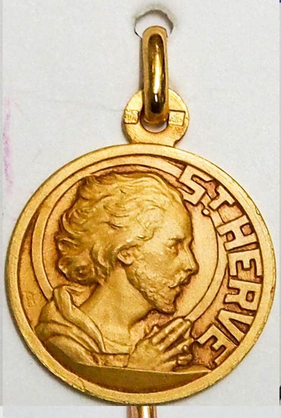 Pendentif Plaqué Or 18 Carats - Style Perles - Occasion (état à Vérifier)