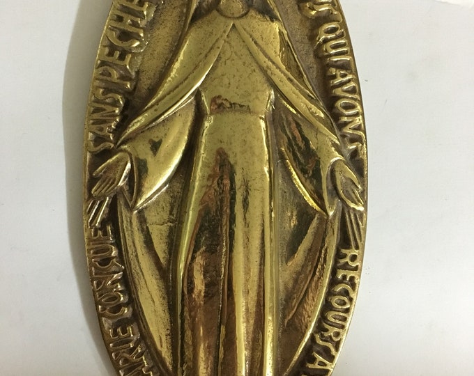 Catholic bronze Art The Virgin and Child