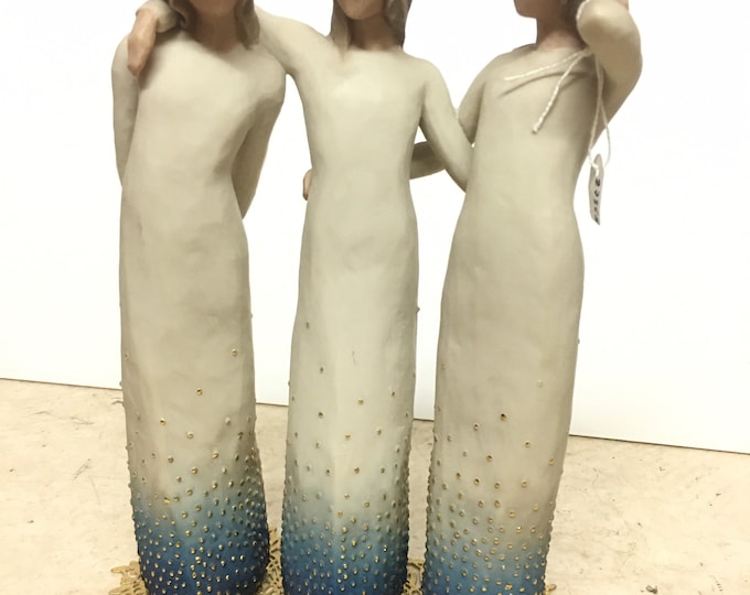Statue of the 3 angels resine high density