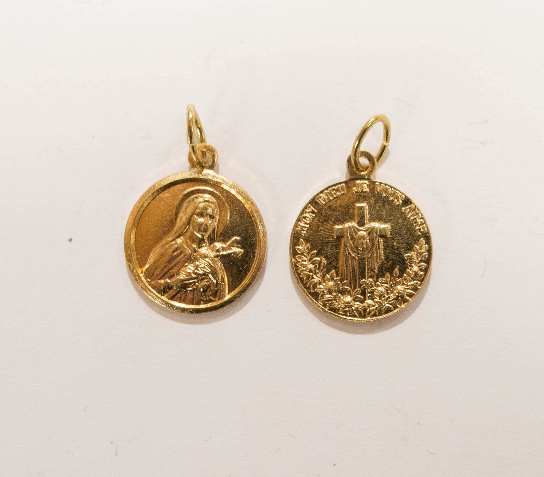 Médaille Vierge Marie Mon Dieu Je Vous Aime