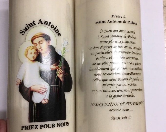 Lot of 3 Novenas "Pray for us" Saint Antoine de padoue