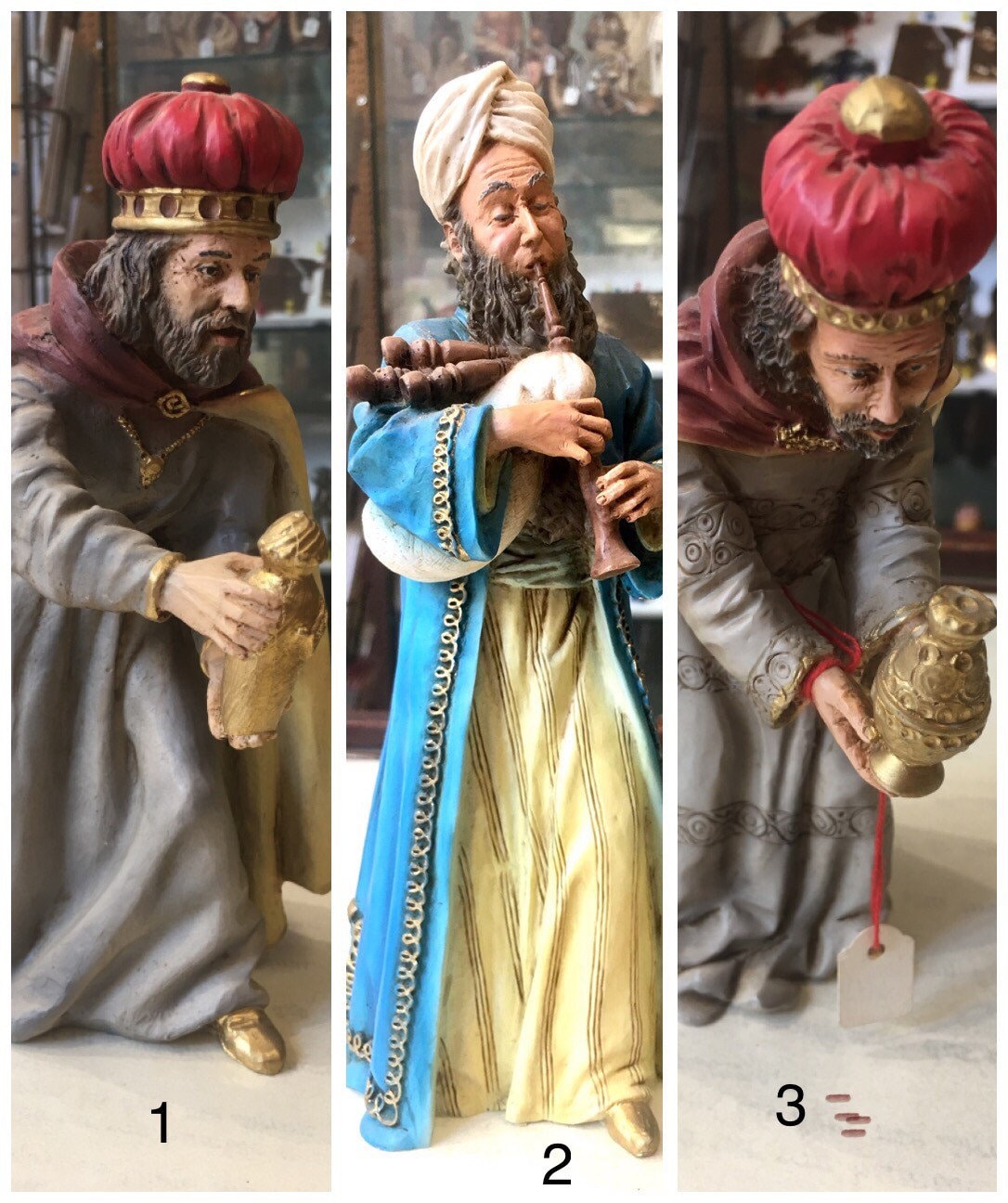 statues Des 3 Rois Mages Par Castagna