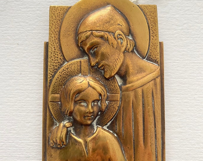 Religious Bronze Art, Our Lady of Joy, Virgin Mary and Jesus Child.