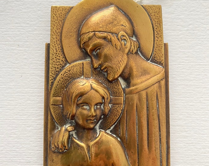 Religious Bronze Art, Our Lady of Joy, Virgin Mary and Jesus Child.