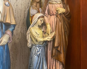 Statue of Saint Anne and the Virgin Mary as a child