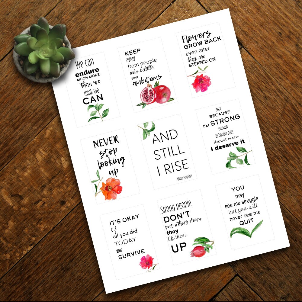 bullet journal digital download printable quotes download etsy