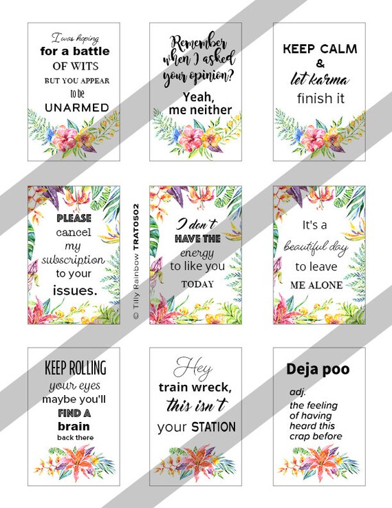 printable quotes instant download for bullet journal etsy
