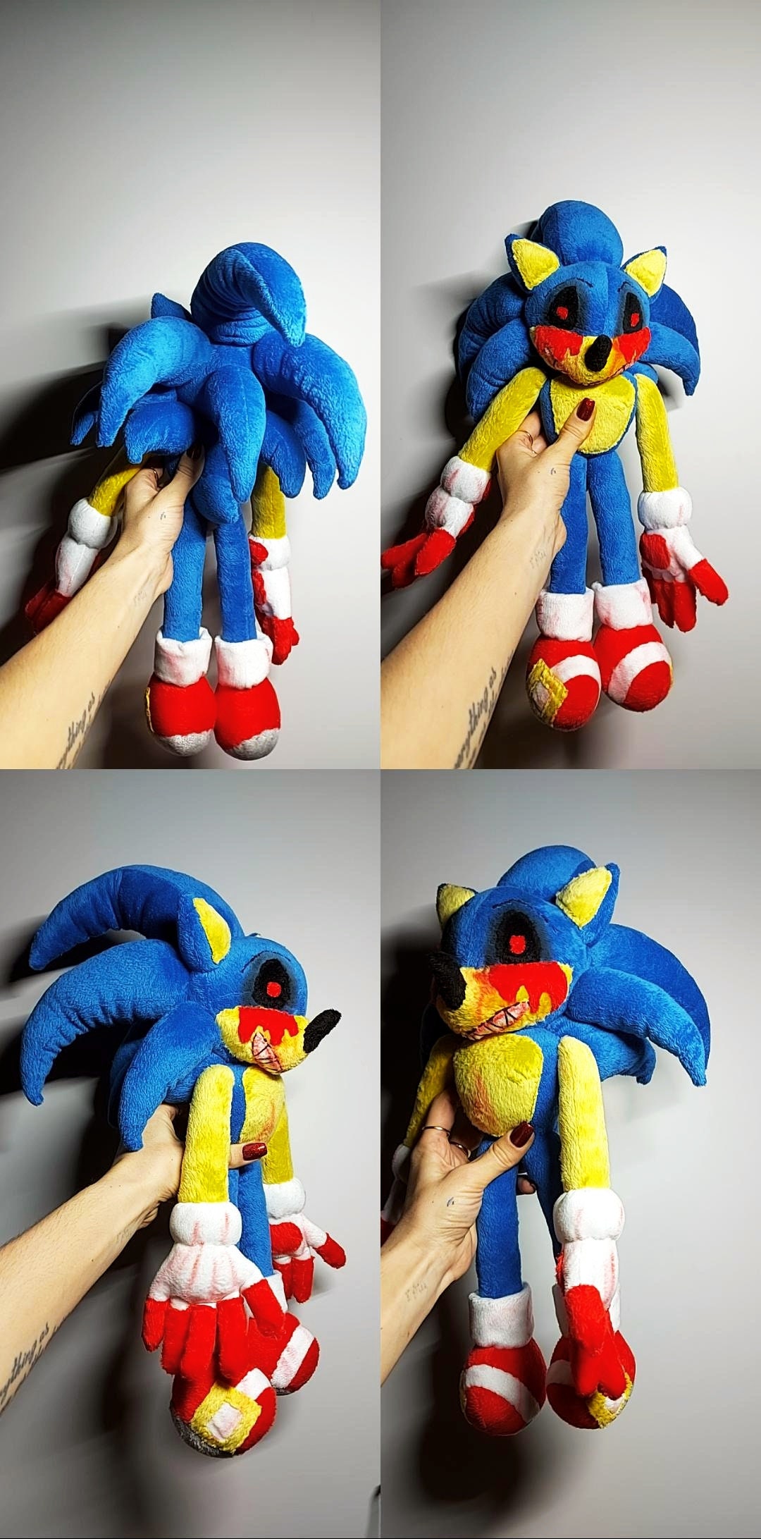 Custommade Plush Inspired by the Sonic E X E Plush Toy to Etsy UK