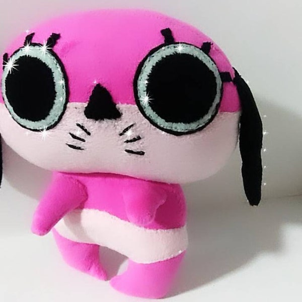 Custom plush toy. inspired by Maromi character.Height 5-7 inches (15-20cm)