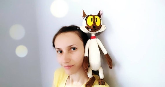 Peluche sur mesure, inspirée de Cat Chester de Bannicula peluche jouet,  30cm 13 pouces sur commande. -  France