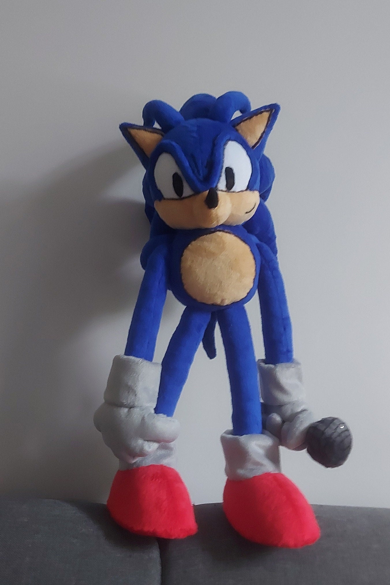 Custom plush, inspired by Dark Sonic - The Sonic X, made to order
