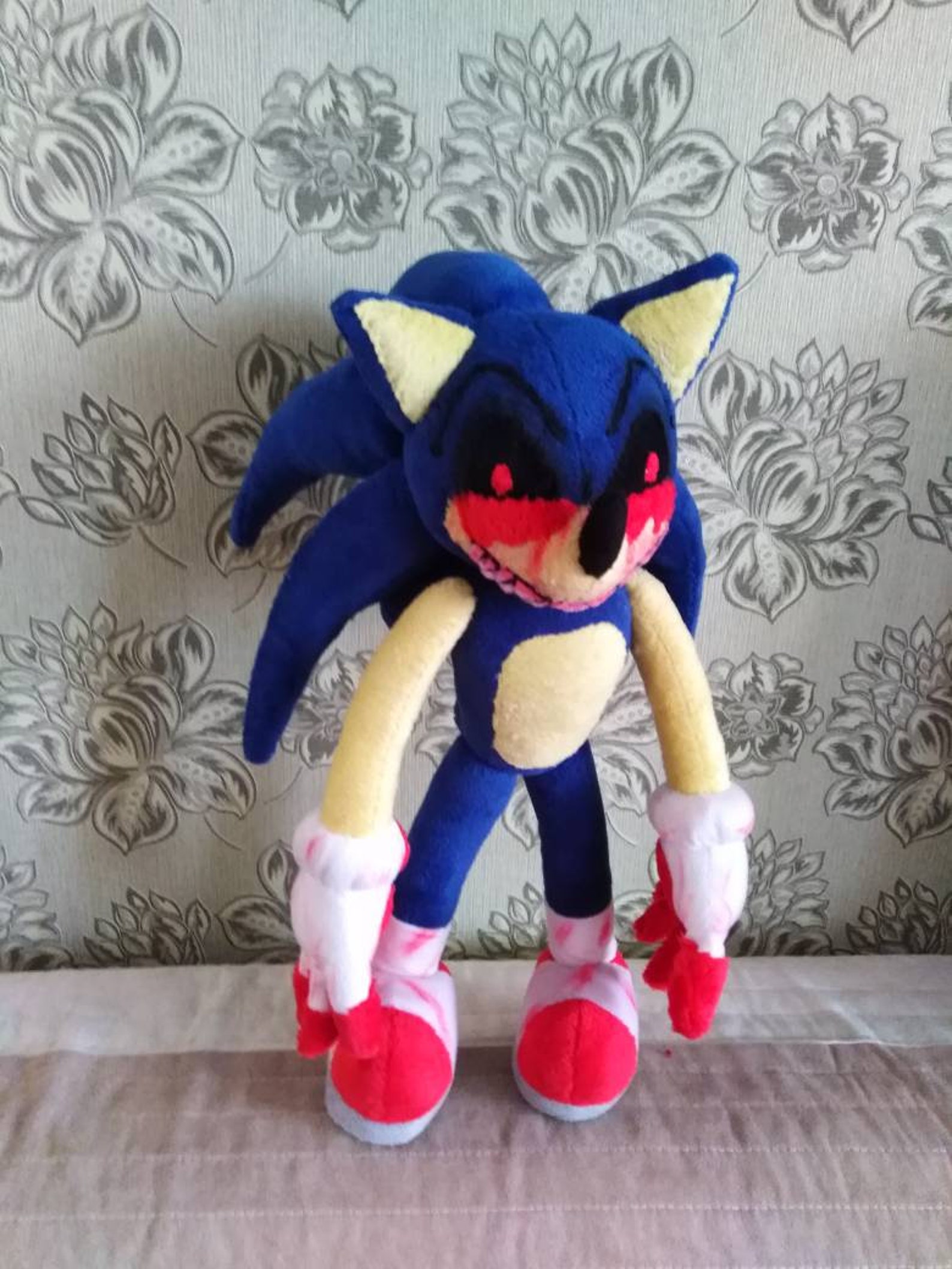 Custom-made plush inspired by the Sonic E X E plush toy to | Etsy