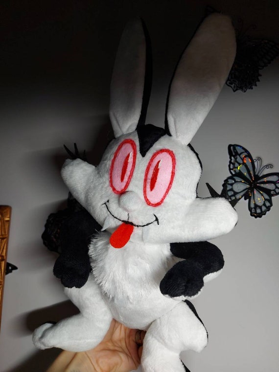 vampire bunny, one of a kind vampire bunny rabbit plush dol…, christie