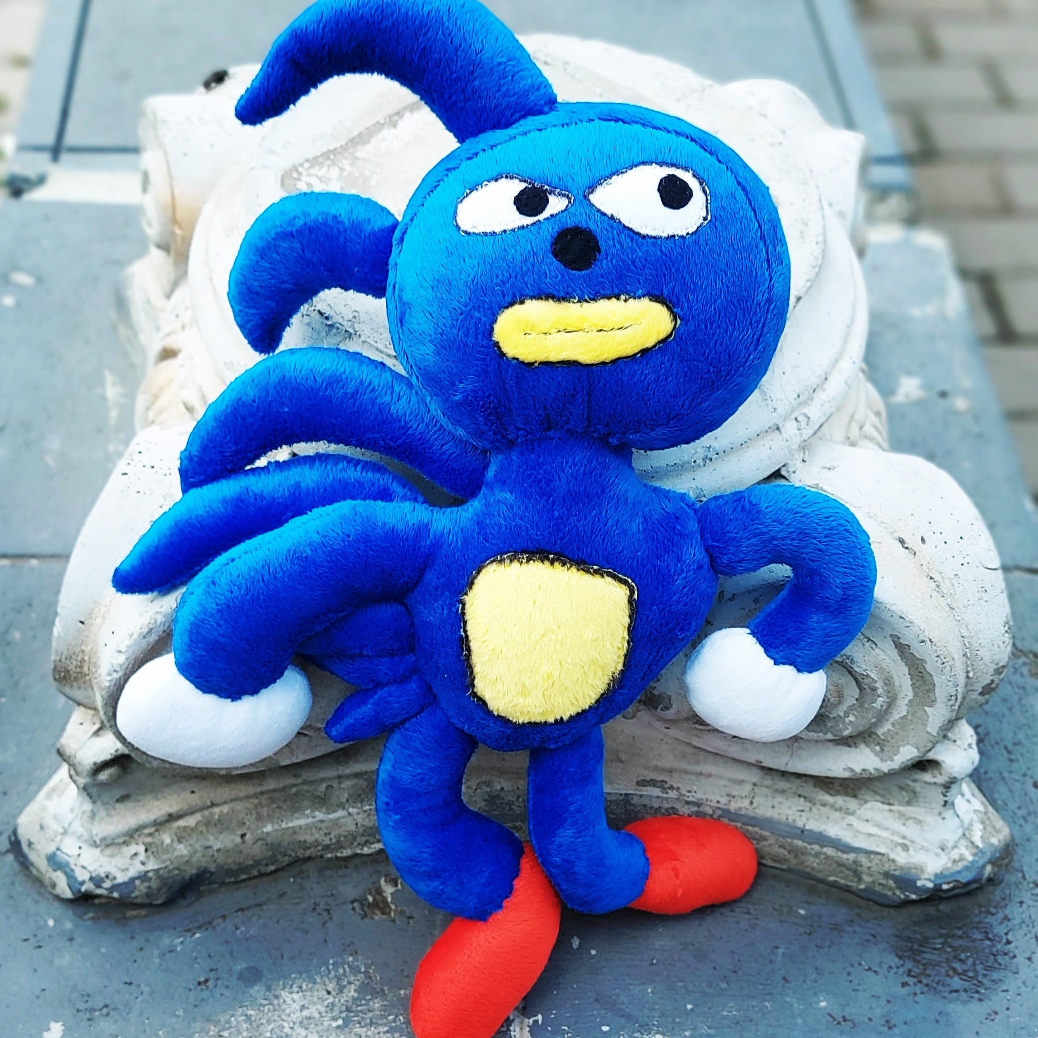 Buy Сustom Plush Just Like Hyper Sonic the Hedgehog Inspired Online in  India 