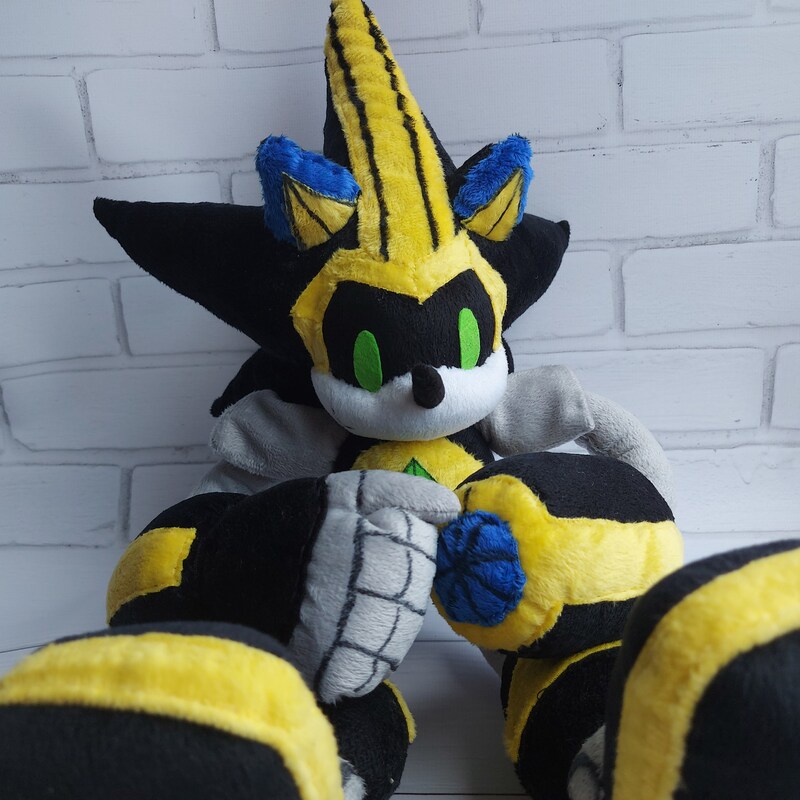 Metal Sonic Plush Toy - Etsy