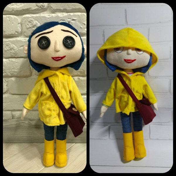 Plush Toy Coraline Etsy