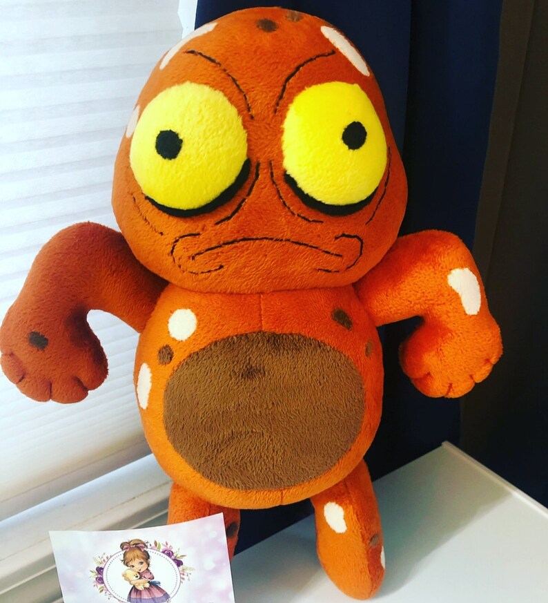 Custom Toy. Goobbler Plush Solar Opposites Inspired Red Etsy