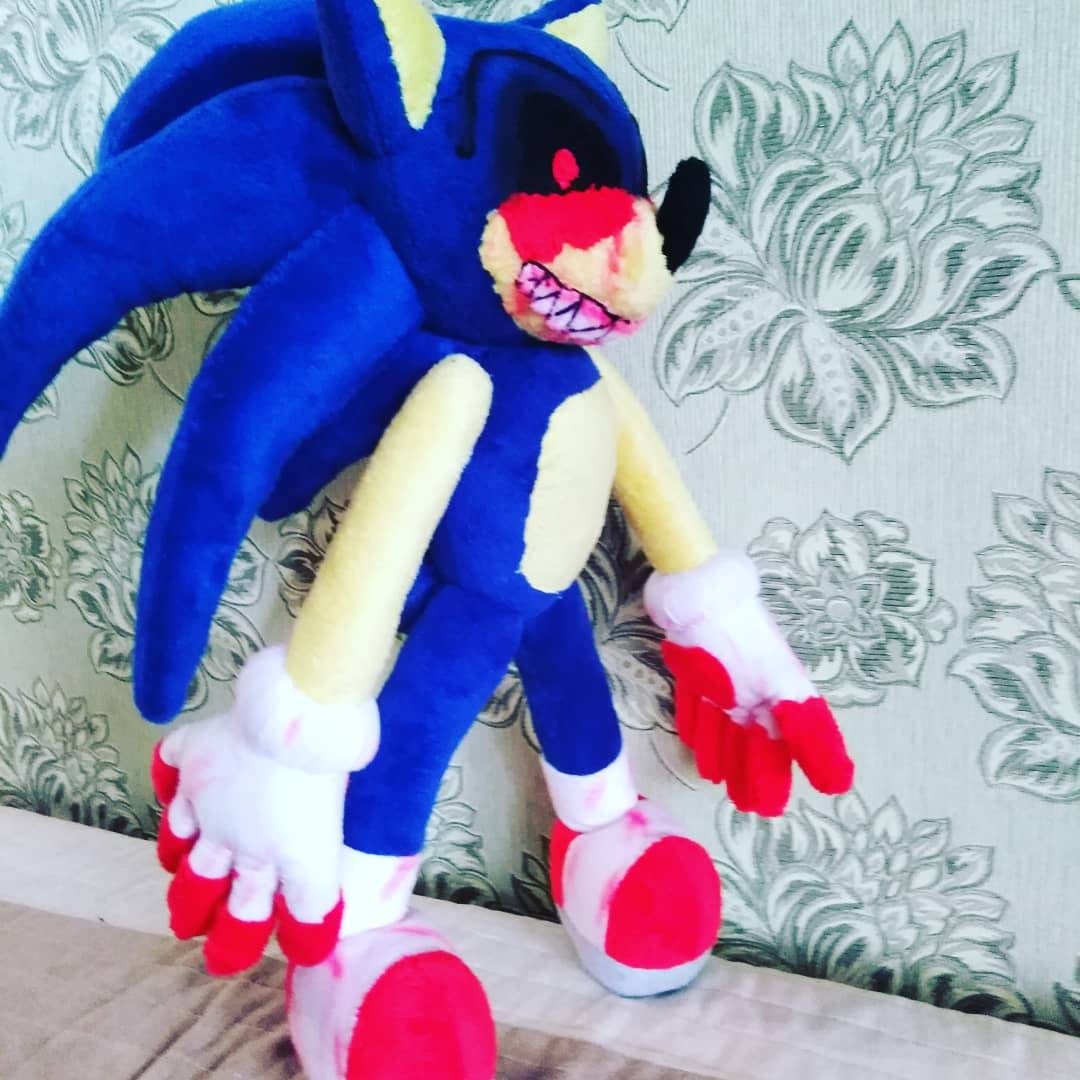 Custommade Plush Inspired by the Sonic E X E Plush Toy to Etsy UK
