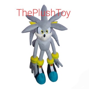 Сustom Plush Just Like Hyper Sonic the Hedgehog Inspired Handmade