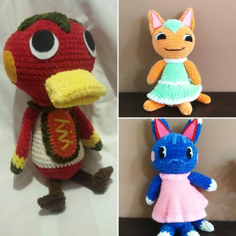 Rosie Tangy Ketchup Animal Crossing Plush. Custom Toy Etsy