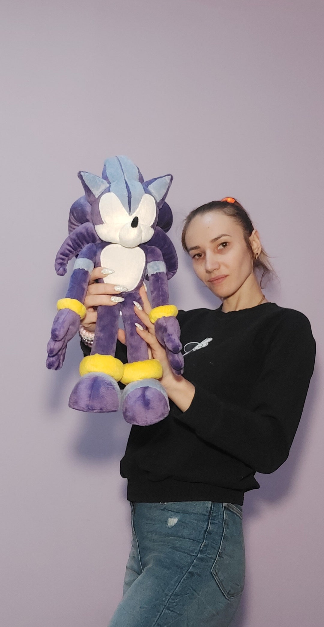 Сustom Plush Just Like Darkspine Sonic and the Secret Rings. 