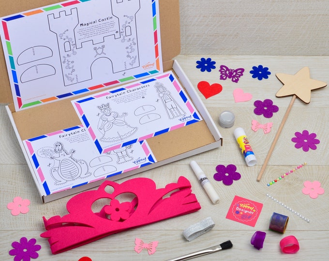 Magical Fairy Princess Dress up Kit Kids Pretend Play Etsy