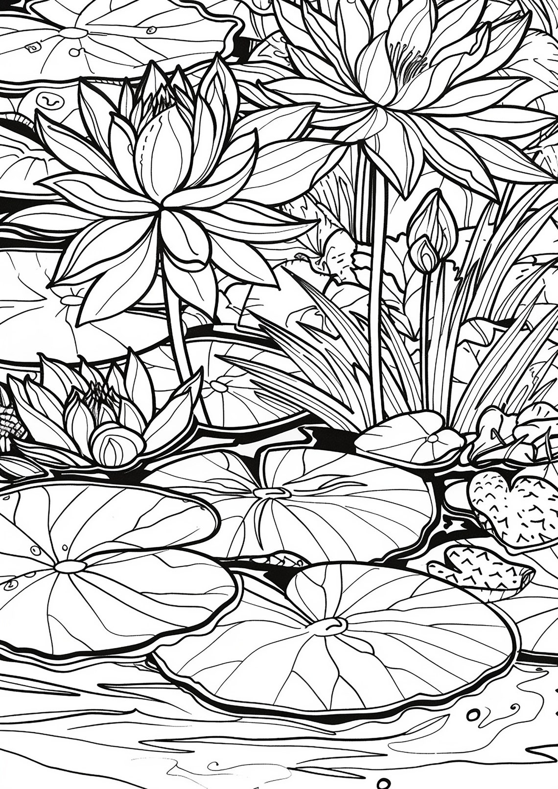 A World of Amazing Plants. Coloring Pages for Adults and Children - Etsy