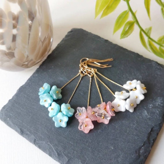 6.Bouquet of flower beads Earring