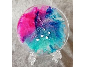 Glittery Twilight Splash Petri Art/Ornament