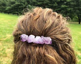 Large Raw Rough Cut Amethyst Barrett