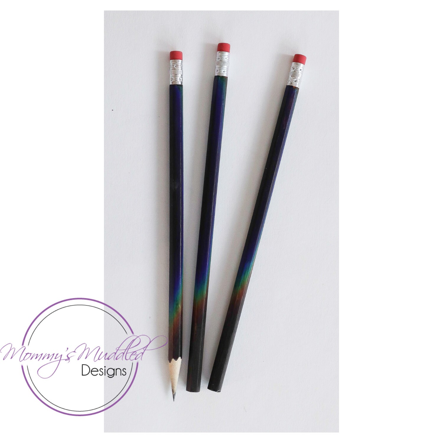Mood Color Changing Pencils Set of 3 Custom Pencil Set Back Etsy