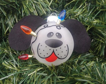 Puppy Ornament Christmas dog ornament