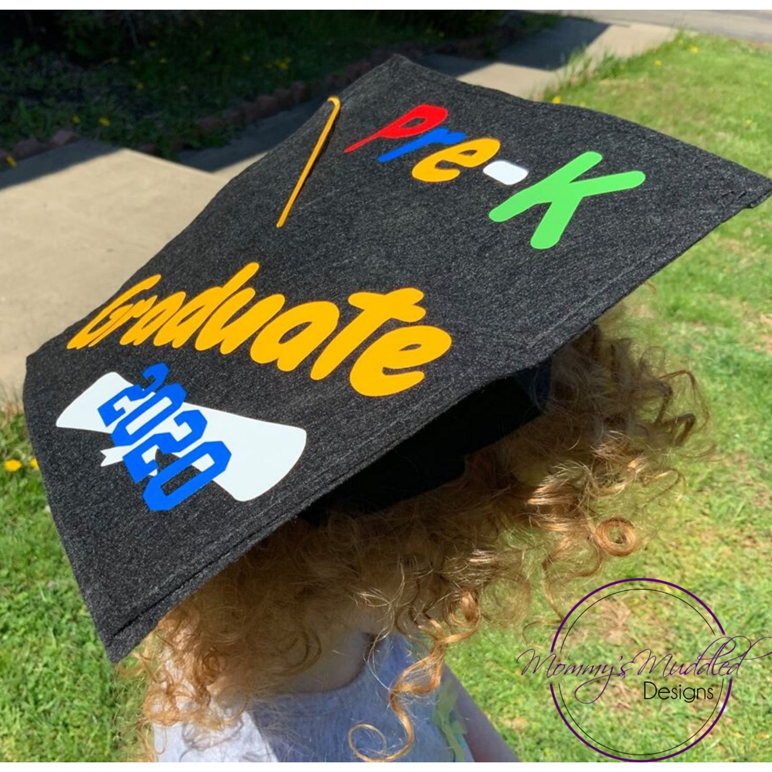 Elementary FELT Graduation Cap Preschool Prek Kindergarten Etsy