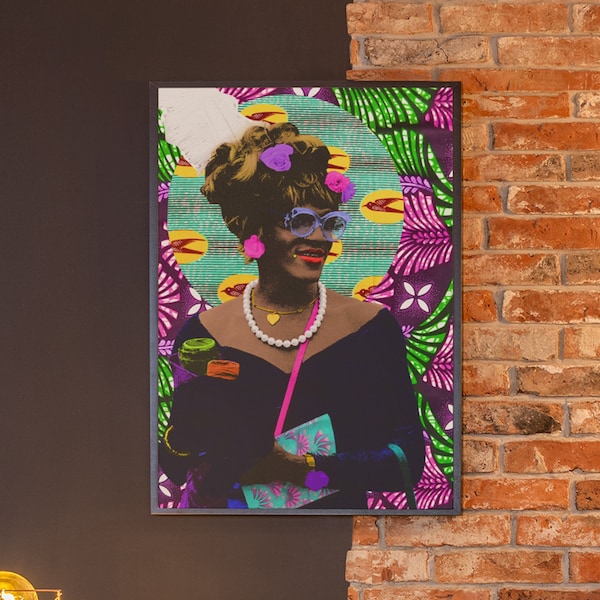 Marsha P. Johnson Print Pop Art Print