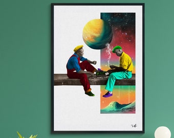 Cosmic Chats - Limited Edition Print - Reclaiming Narratives Collection