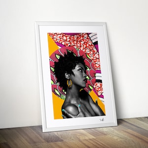 Impresión de Lauryn Hill - Collage digital de segunda edición - Arte negro