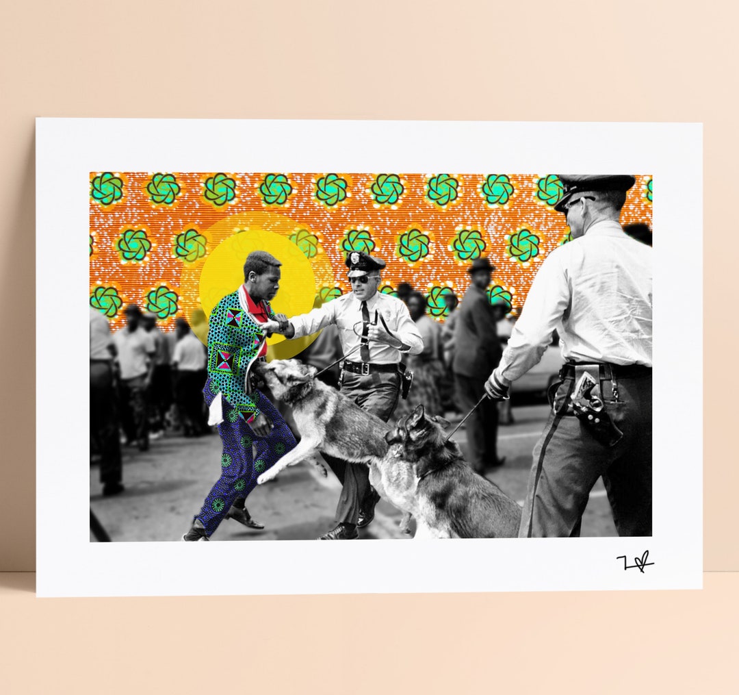 Civil Rights Demonstrator Art Print: 1963 Alabama, Limited Edition - Etsy