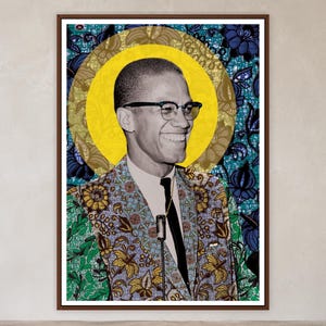 Joy in the Work | Malcolm X Art Print, 1964