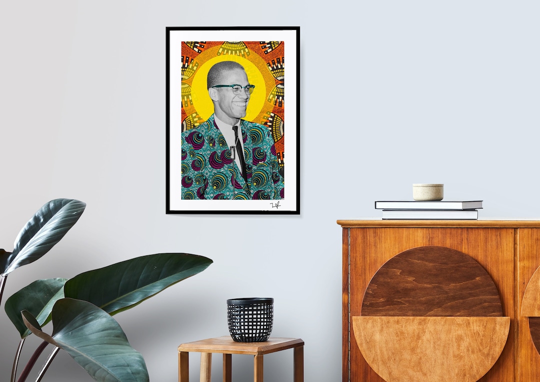 Malcolm X - Limited Edition Print - A4 Print - A3 Print - Digital ...
