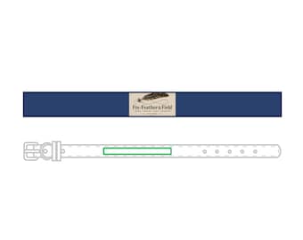 Gepersonaliseerde gegraveerde leren halsband voor huisdieren | Identificatieplaatje aangepaste naam