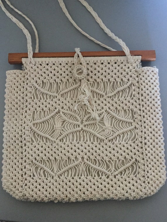 macrame crossbody bag
