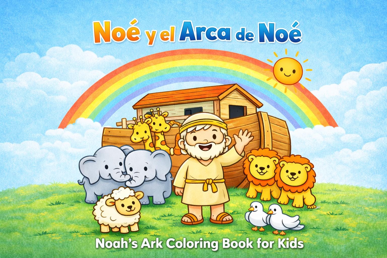 Noah's Ark Coloring Book for Kids | Printable PDF