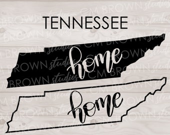 Tennessee Home SVG EPS JPG png dxf Digital Download Commercial License