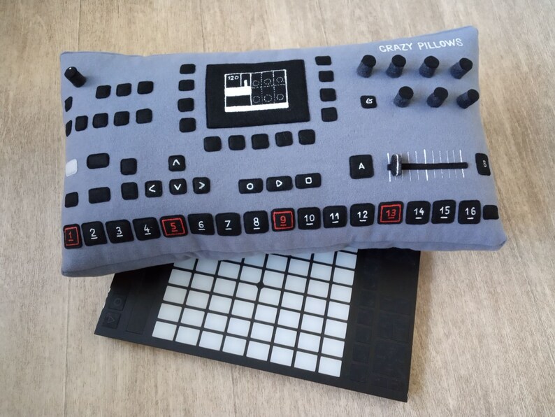 Music pillows elektron octatrack mk2 sampler pillow home decor image 0