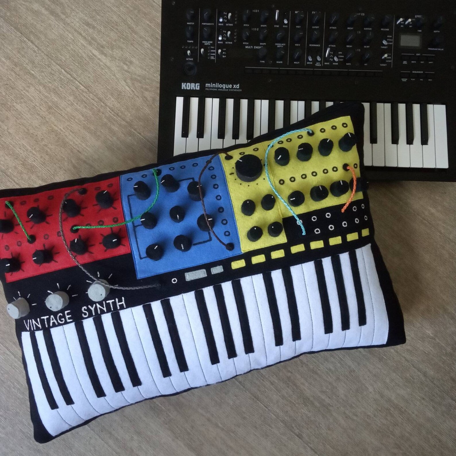 Music Pillows Handmade Modular Synthesizer Pillow Music Etsy
