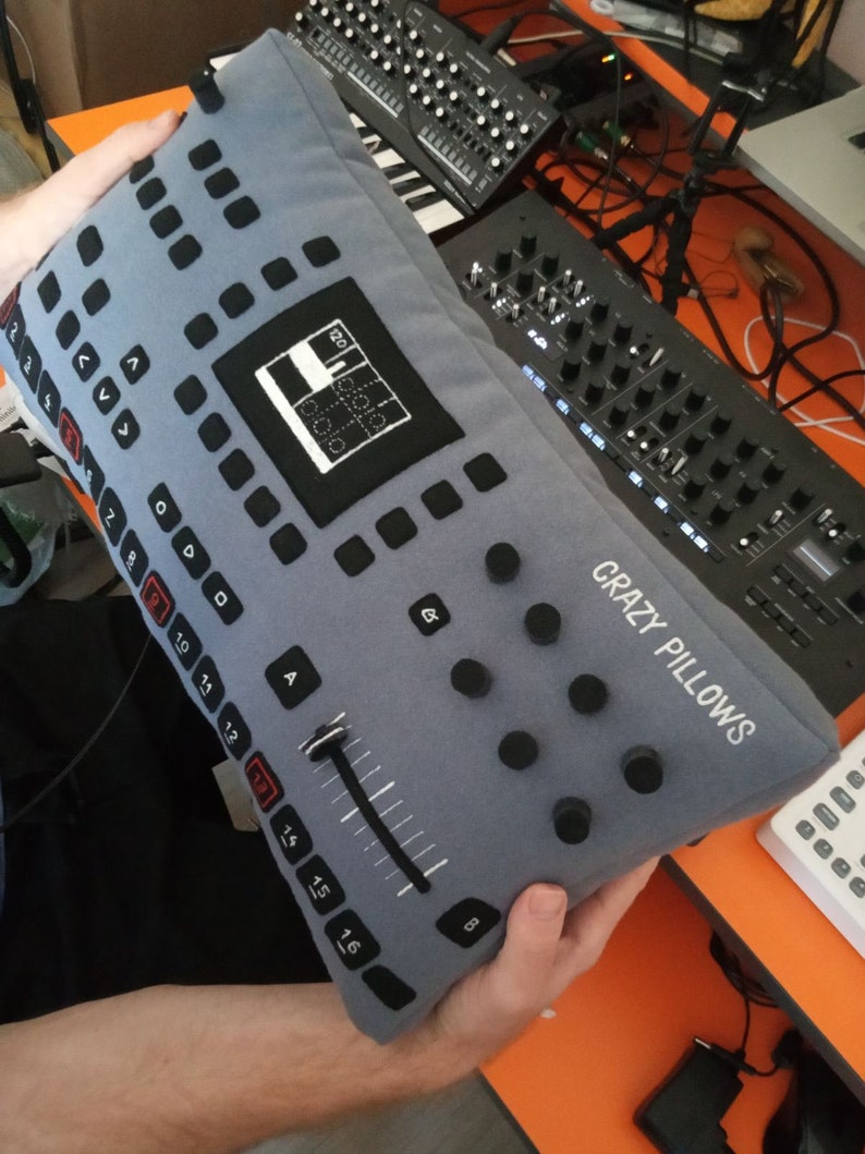 Music pillows elektron octatrack mk2 sampler pillow home decor image 9
